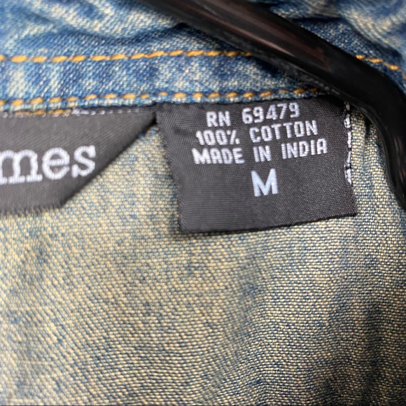 Gordon James Denim Button Down - Picture 4 of 4